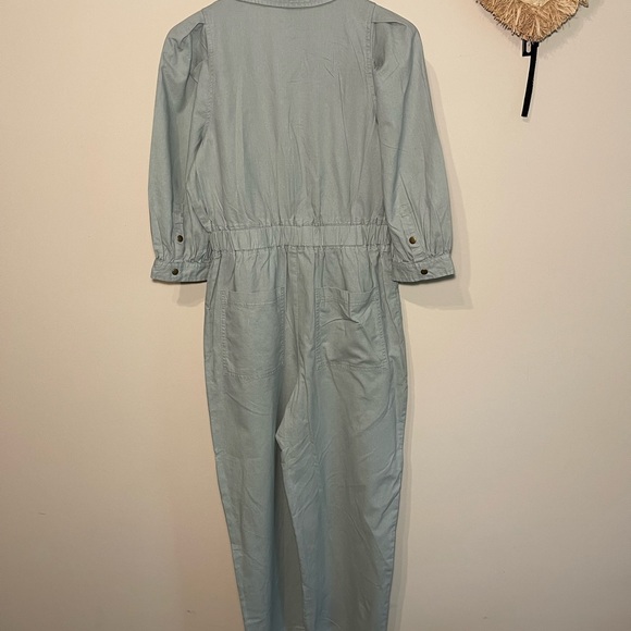 Universal Thread™ - Puff ¾ sleeve Collared Boiler Suit NWT size 8 (Medium) Mint - Picture 3 of 16
